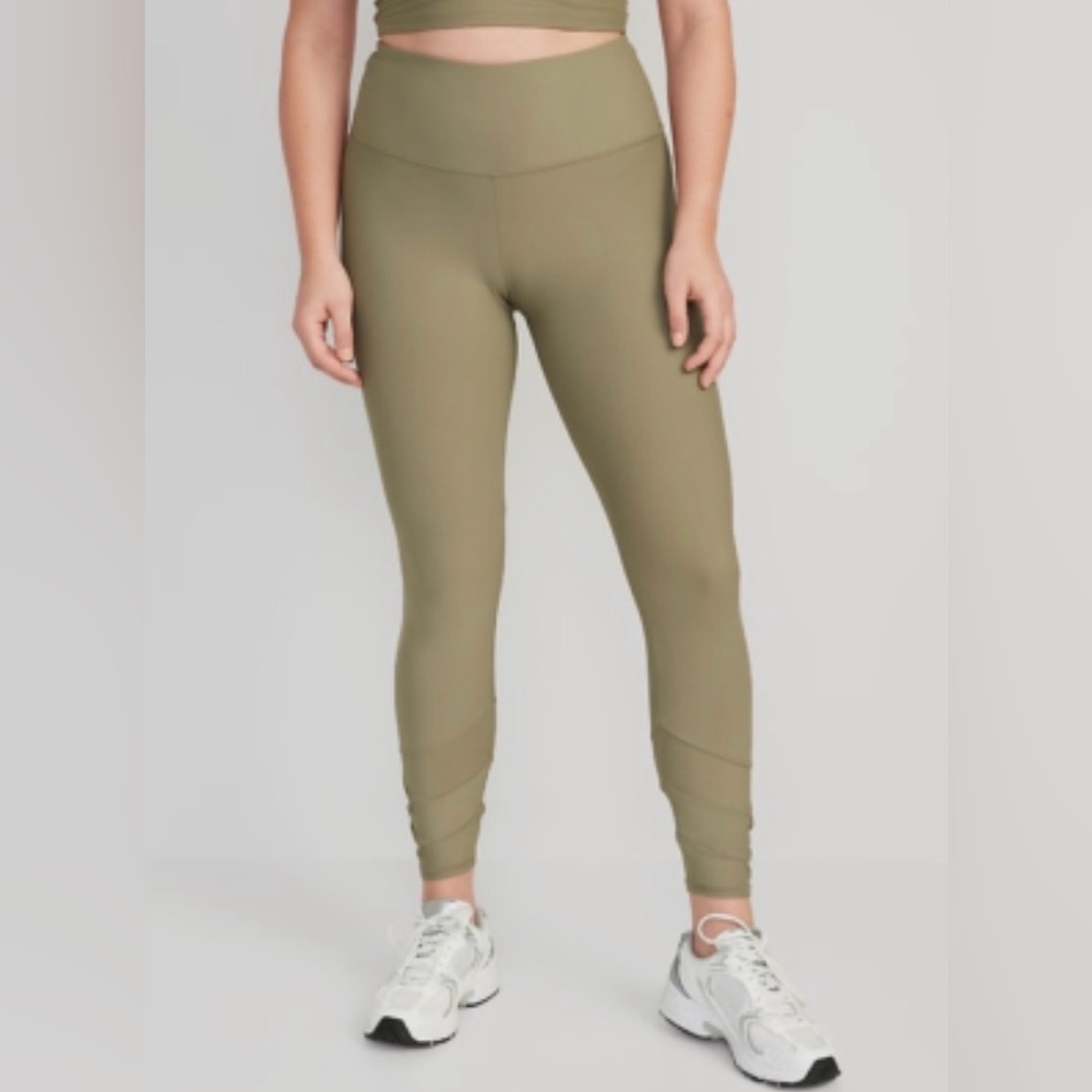 Old Navy Active High-Rise Olive Leggings